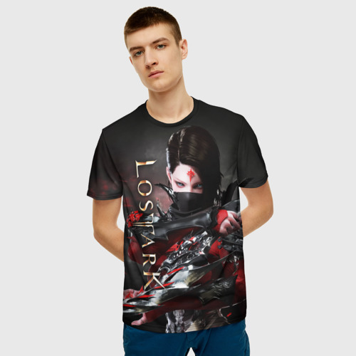 Мужская 3D футболка с принтом LOST ARK REAPER, фото на моделе #1