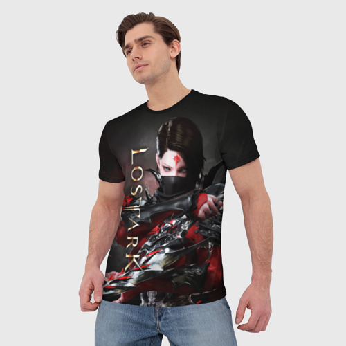 Мужская 3D футболка с принтом LOST ARK REAPER, фото на моделе #1