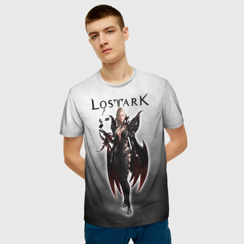 Мужская 3D футболка с принтом Lost Ark Маг Арканолог, фото на моделе #1