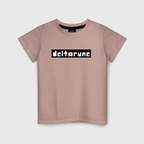 Детская футболка с принтом [Deltarune] - Black Logo, вид спереди #2