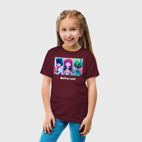 Детская футболка с принтом Deltarun | Дельта Рун, вид сбоку #3