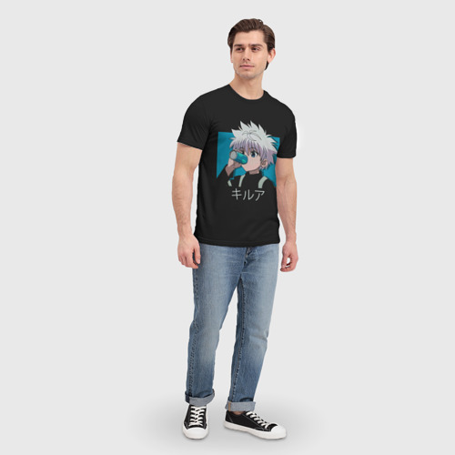 Мужская 3D футболка с принтом Коллуа с водичкой, вид сбоку #3