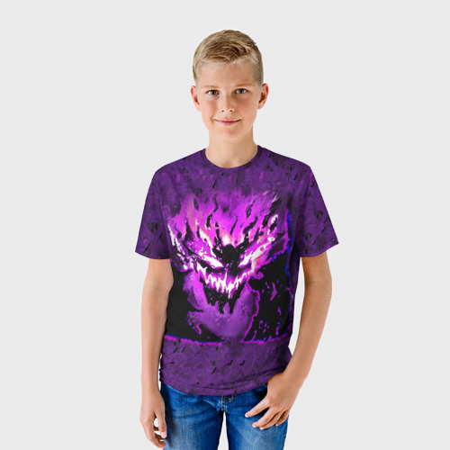 Детская 3D футболка с принтом Shadow Fiend Phonk, фото на моделе #1