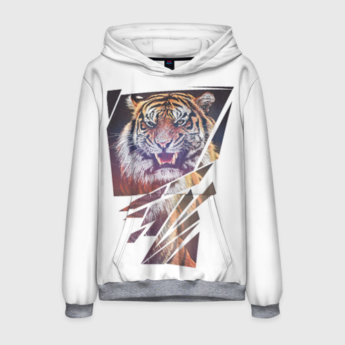 Белая кофта с тигром