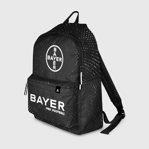 Рюкзак 3D с принтом BAYER | Pro Football / Гранж, вид спереди #2