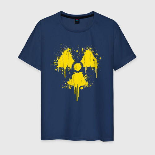 Мужская футболка с принтом Nuclear paint, вид спереди #2