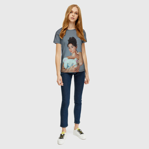 Женская 3D футболка с принтом ДОРА - MISS, вид сбоку #3