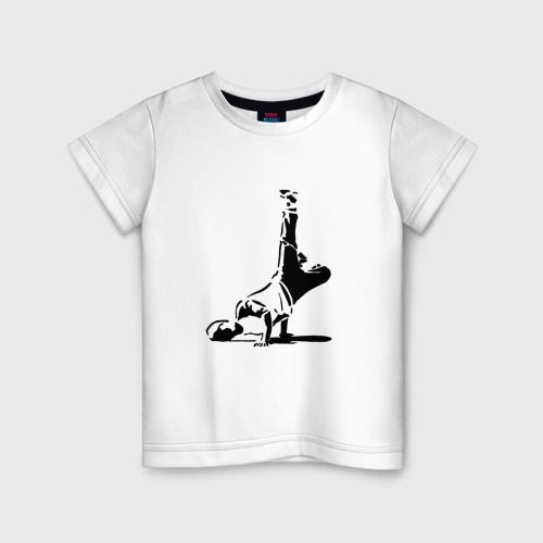 Детская футболка с принтом Трафарет фриза, вид спереди #2