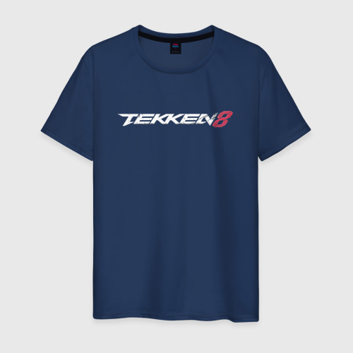 Мужская футболка с принтом Tekken 8 - логотип, вид спереди #2